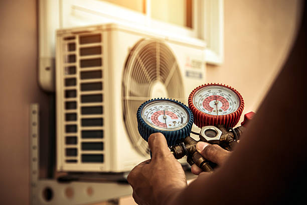 Professional Hvac Maintenance technician working in Rowland, NC